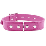 Luxury Alice Locking Leather Day Collar 1-Inch