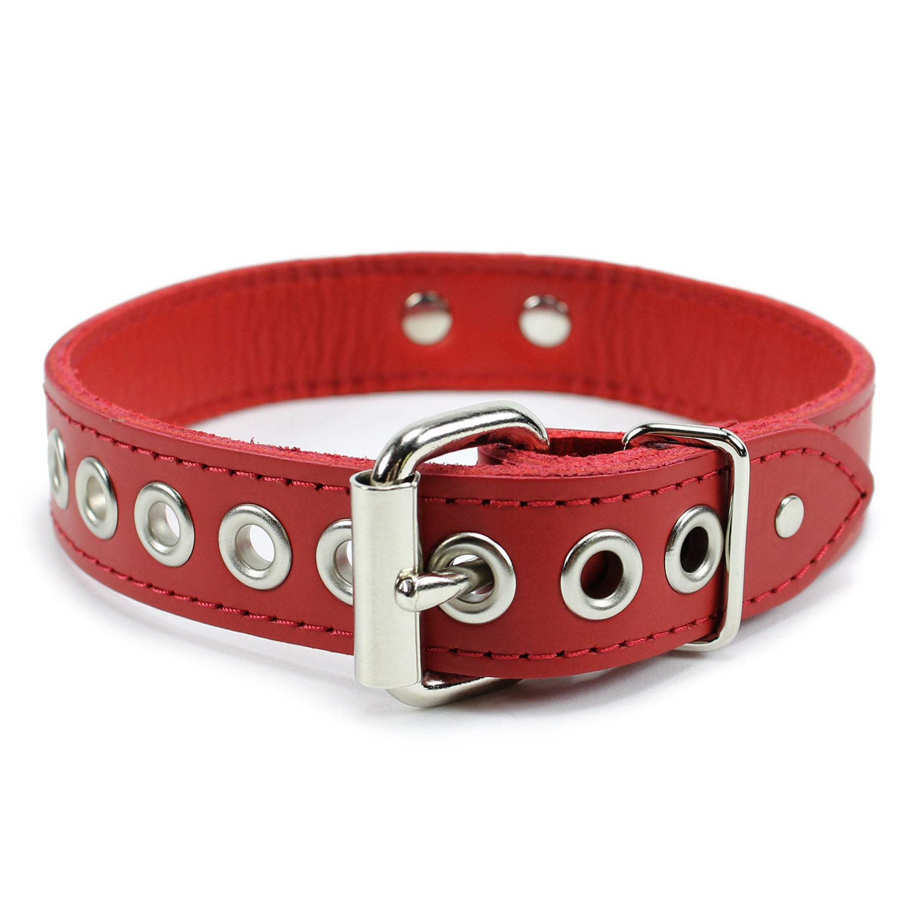 Myles Premium Full Grain Leather O Ring Collar