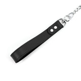 Berlin 7-piece luxury leather bondage set black lead handle