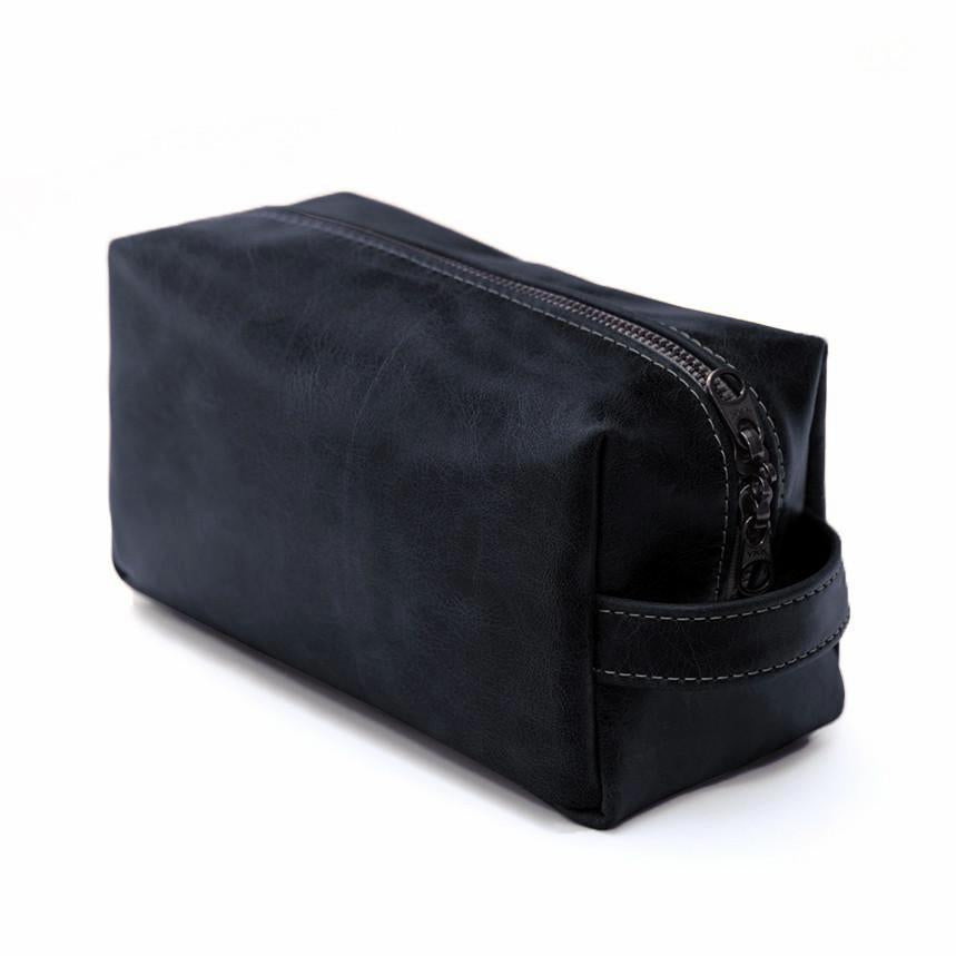 Black Luxury Leather Sex Toy Case