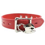 Alice Luxury Locking Leather Day Collar 1-Inch