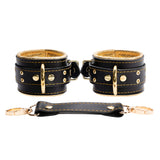 Theodora Luxury Leather Padded Bondage Cuffs