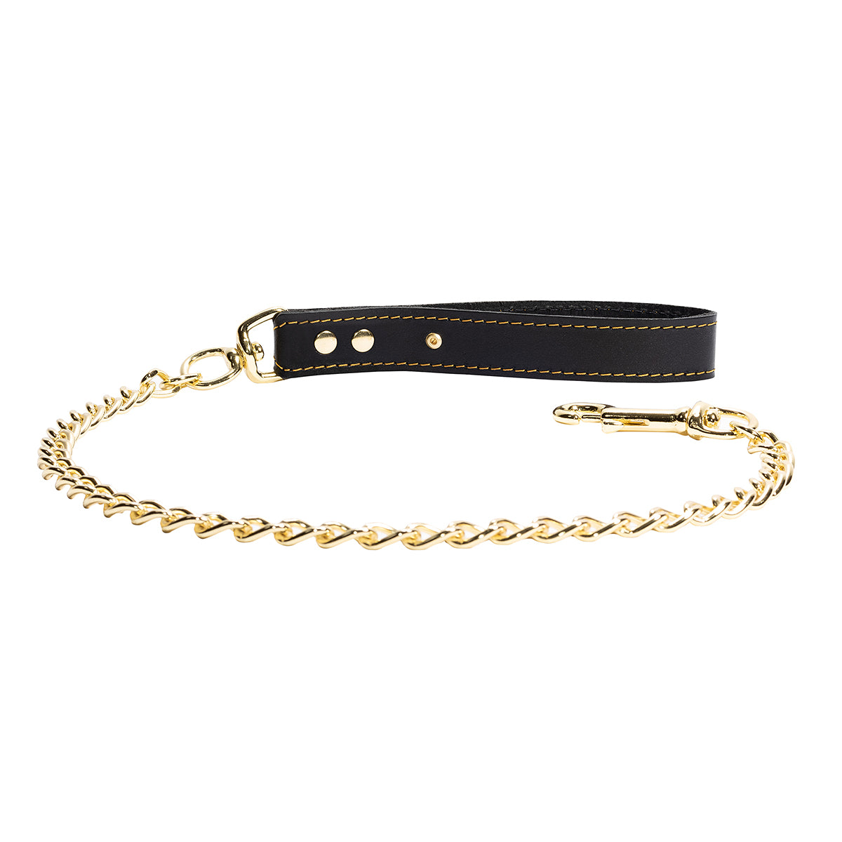 Theodora Luxury Golden Collar and Leash
