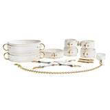 Goldie Luxury White Leather Bondage Complete Kit