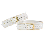 Goldie Luxury White Leather Bondage Complete Kit