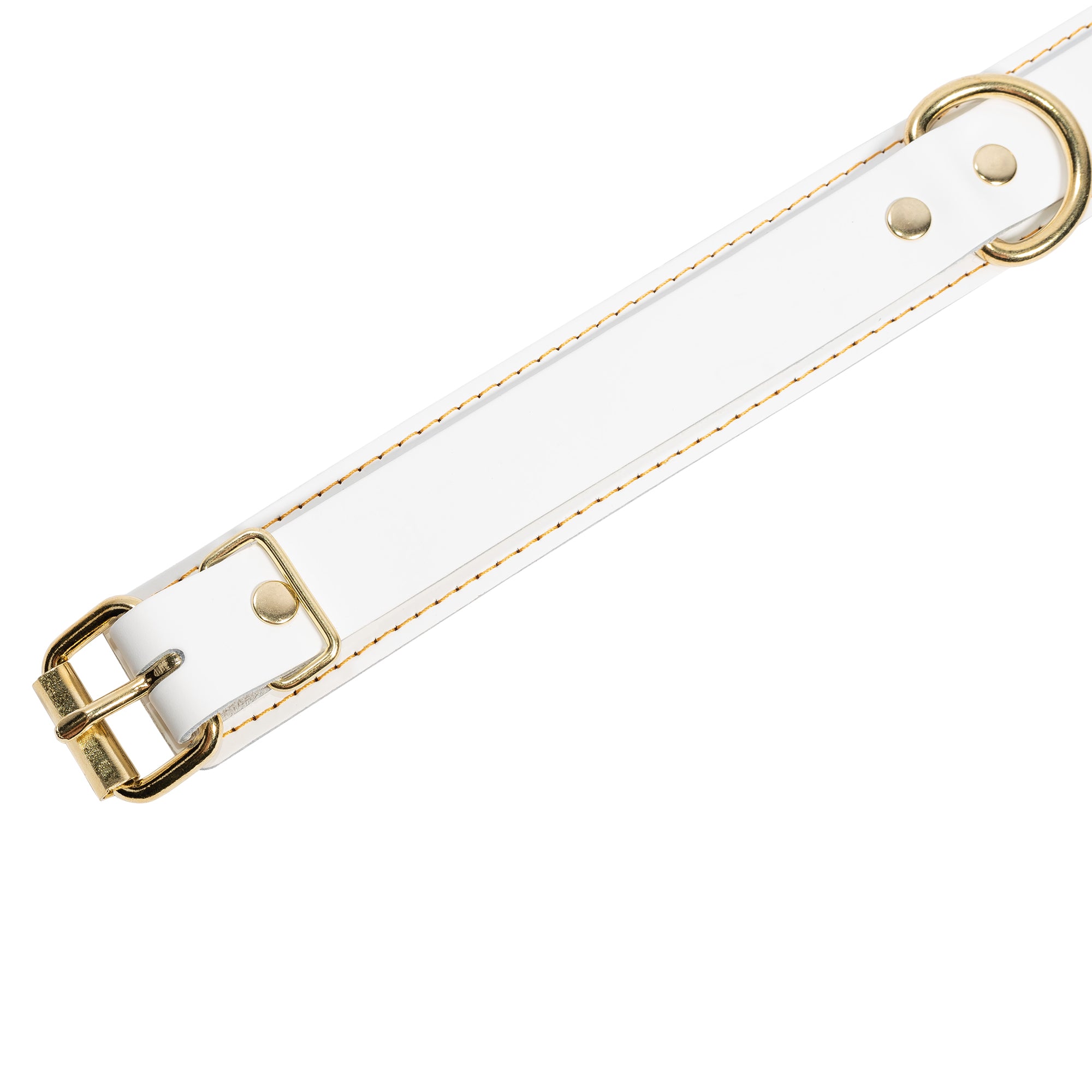 Goldie Luxury White Leather Bondage Complete Kit
