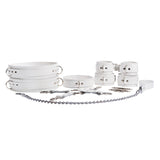 Frostine Luxury White Leather Bondage Complete Kit