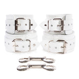 Frostine Luxury White Leather Bondage Complete Kit