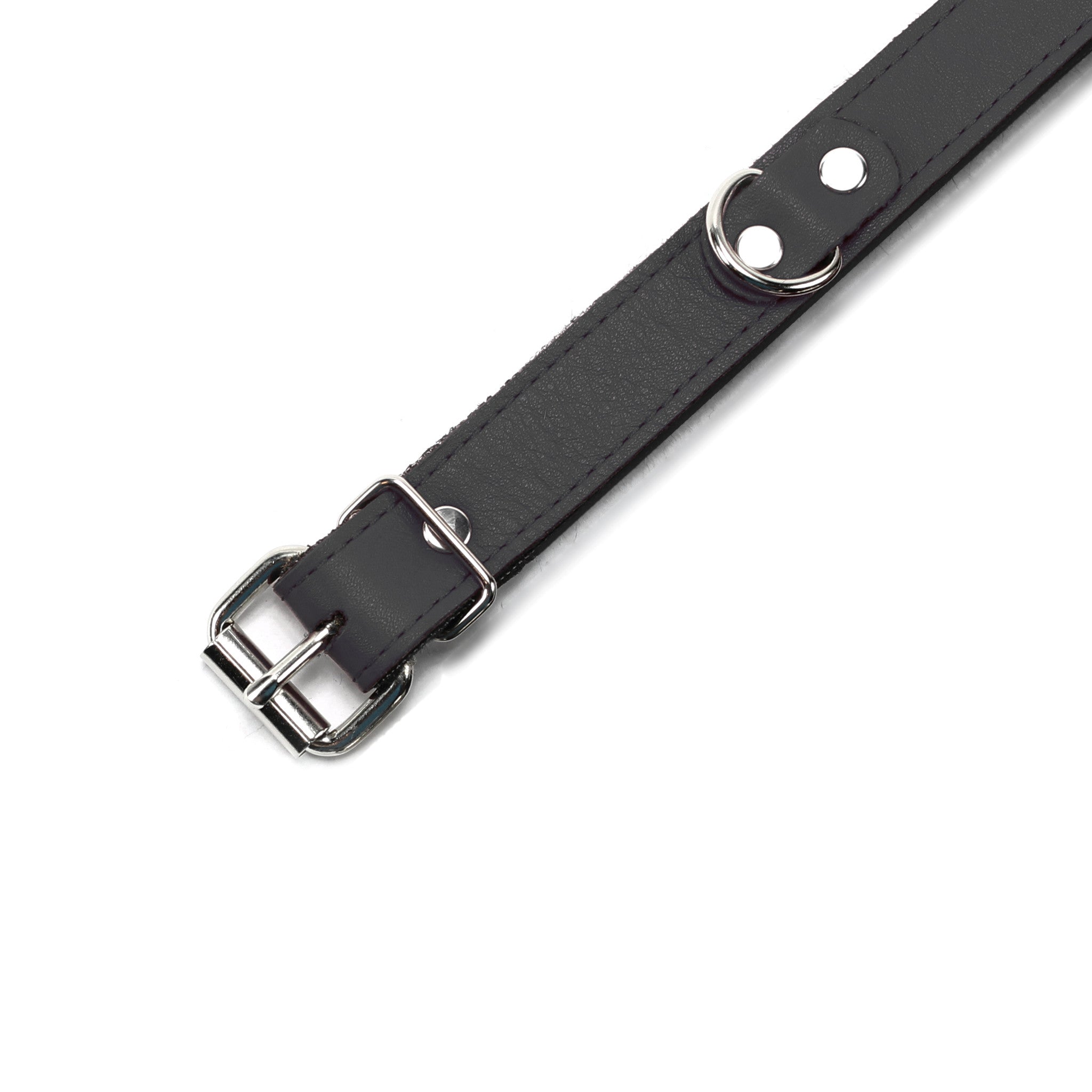 Kathleen 1-inch Wide Leather BDSM Collar