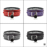 Berlin Locking Leather Bondage Collar Collection