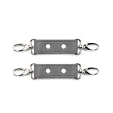 Berlin Leather Bondage Cuff Connectors Gray