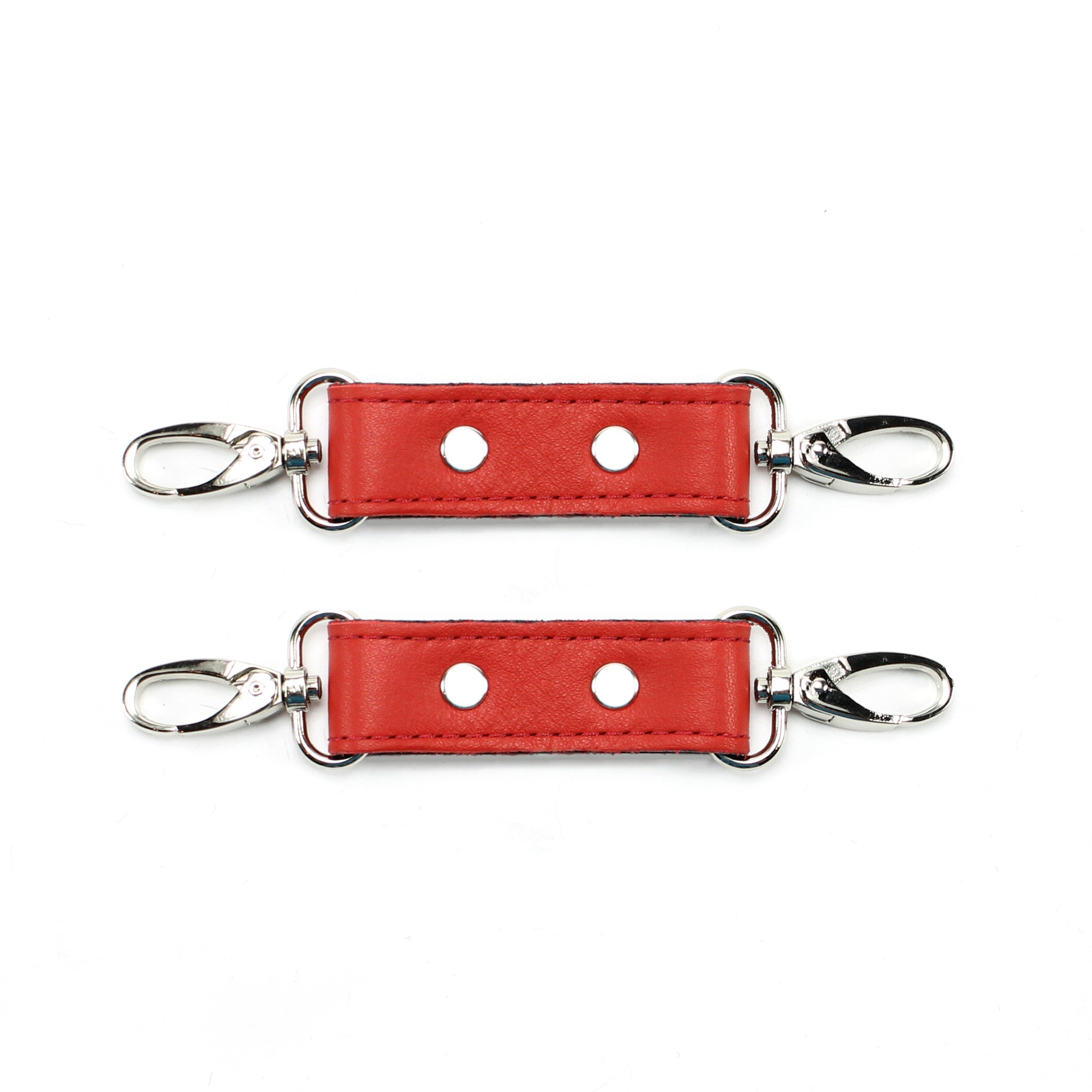 Berlin Leather Bondage Cuff Connectors Red