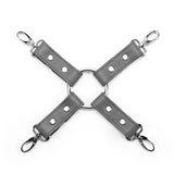 Berlin Gray Leather BDSM Hogtie