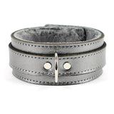 Gaius Gunmetal Leather BDSM Collar Special Edition