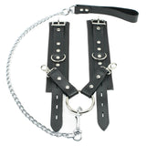 Mandrake Lockable Leather Cuff Chain Hogtie Set