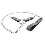 Berlin BDSM Chain Hogtie Gray Leather