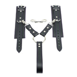 Mandrake BDSM Cuffs + Handle Hogtie Purple