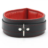 Mandrake Padded Leather BDSM Collar + Lead 2-Inch