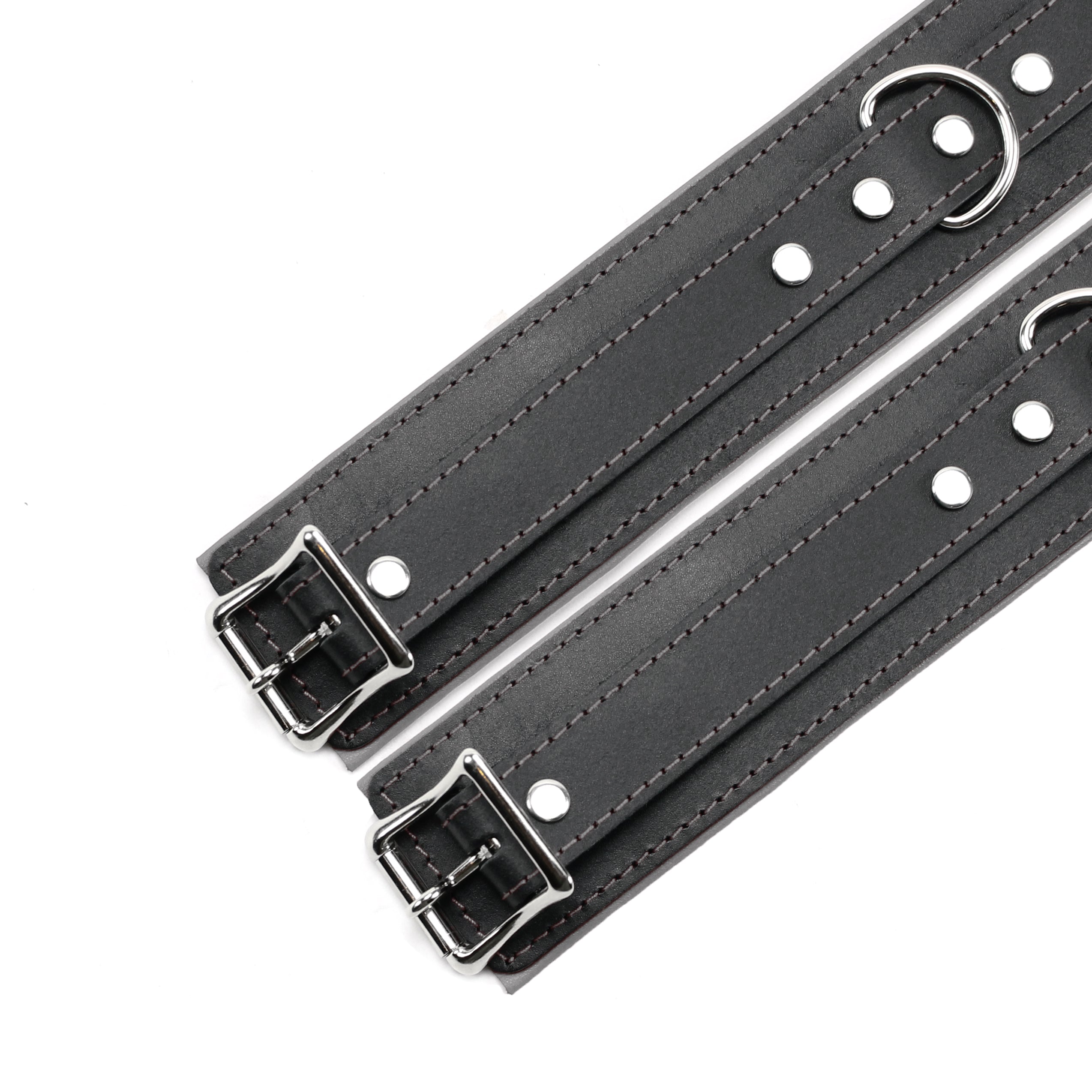 Mandrake Lockable Leather Cuff Chain Hogtie Set