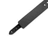 Atlas Black Leather Submissive Collar with Matching Liner