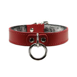 Kamila Collar Full Grain Leather Handmade Collar O Ring