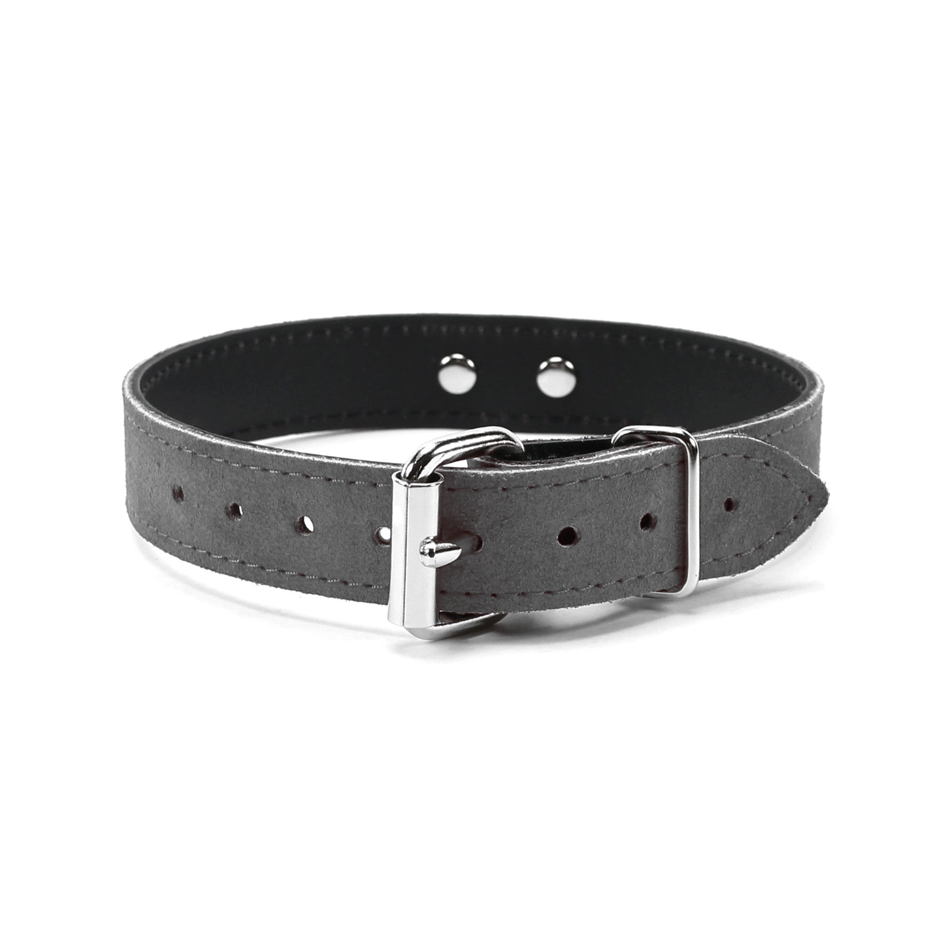 Lena Submissive Collar Buckle Detail