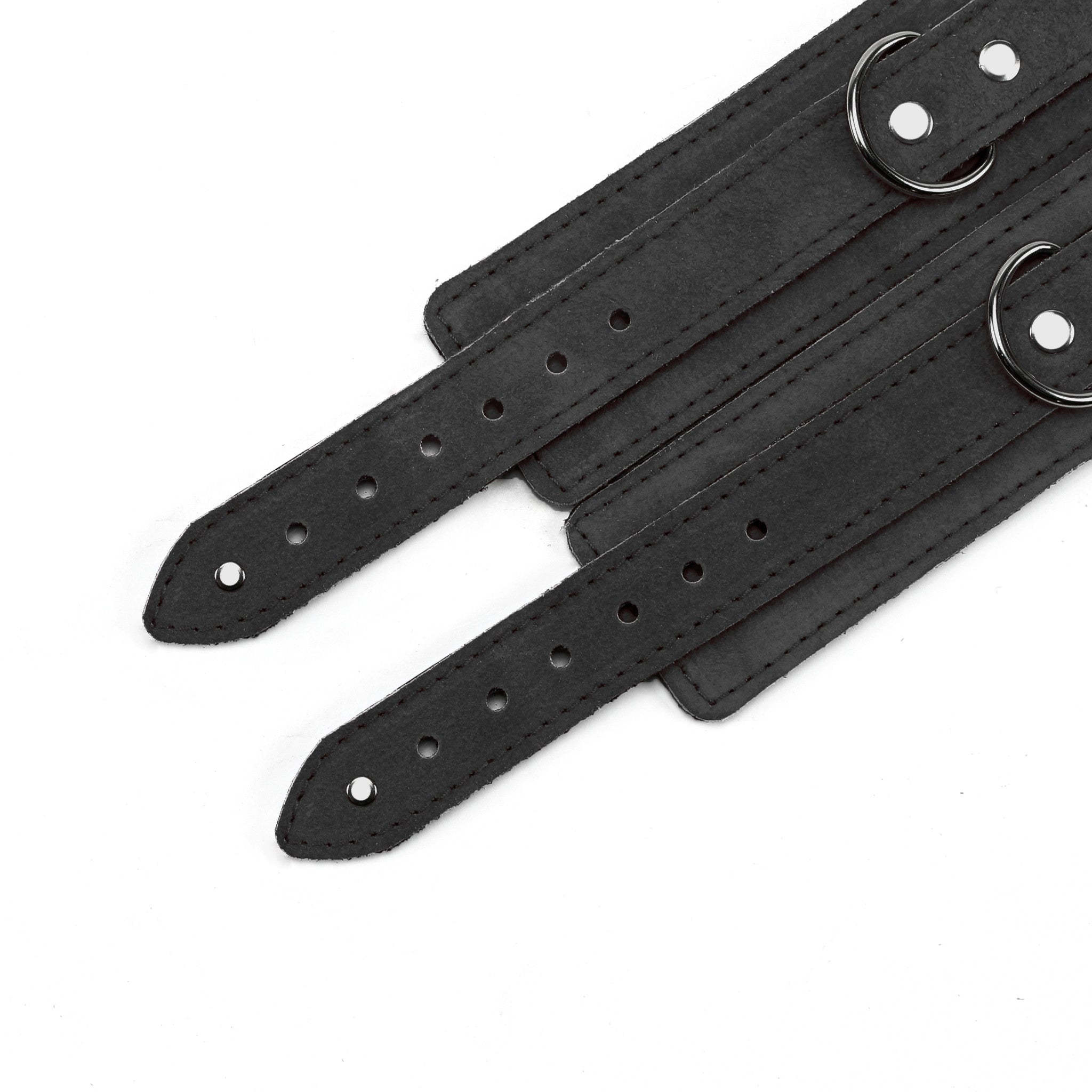 Lena Luxury Suede BDSM Cuff Black Detail