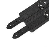 Lena Luxury Suede BDSM Cuff Black Detail