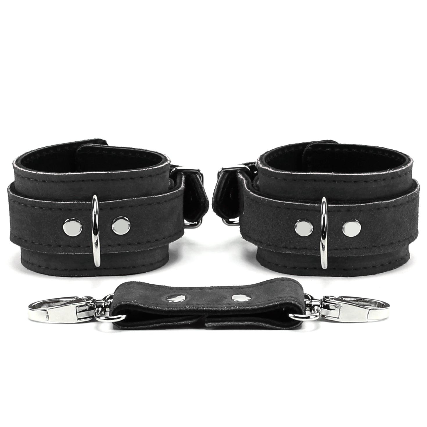 Lena 9 Piece BDSM Collection Bondage Black Cuffs