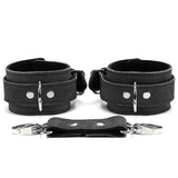 Lena 9 Piece BDSM Collection Bondage Black Cuffs
