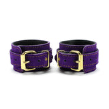 Athena Special Edition Purple Suede BDSM Cuffs