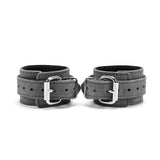 Lena 7-piece bondage collection grey BDSM cuffs