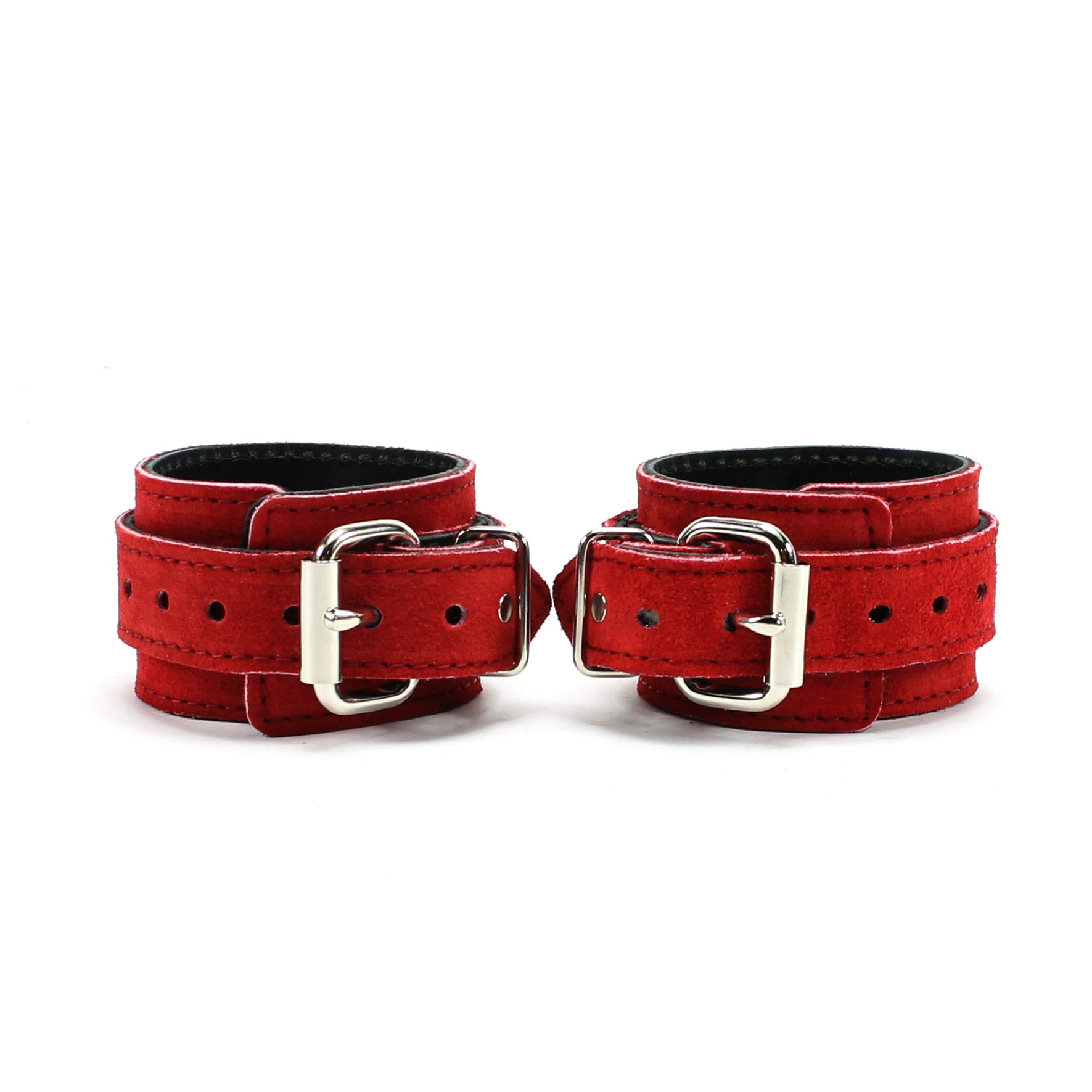 Lena 7-piece bondage collection red BDSM cuffs