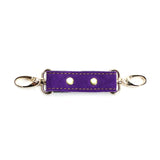 Athena Special Edition Purple Suede BDSM Cuff Connectors