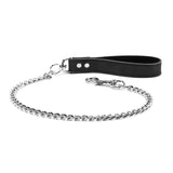 Lena luxury black suede handle BDSM lead