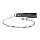 Lena luxury grey suede handle BDSM lead