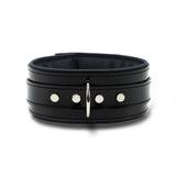 High-end-luxury-vegan-bondage-collar-black