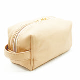 Luxury Tan Leather Locking Sex Toy Case