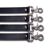 Luxury Black Leather BDSM Bed Tether