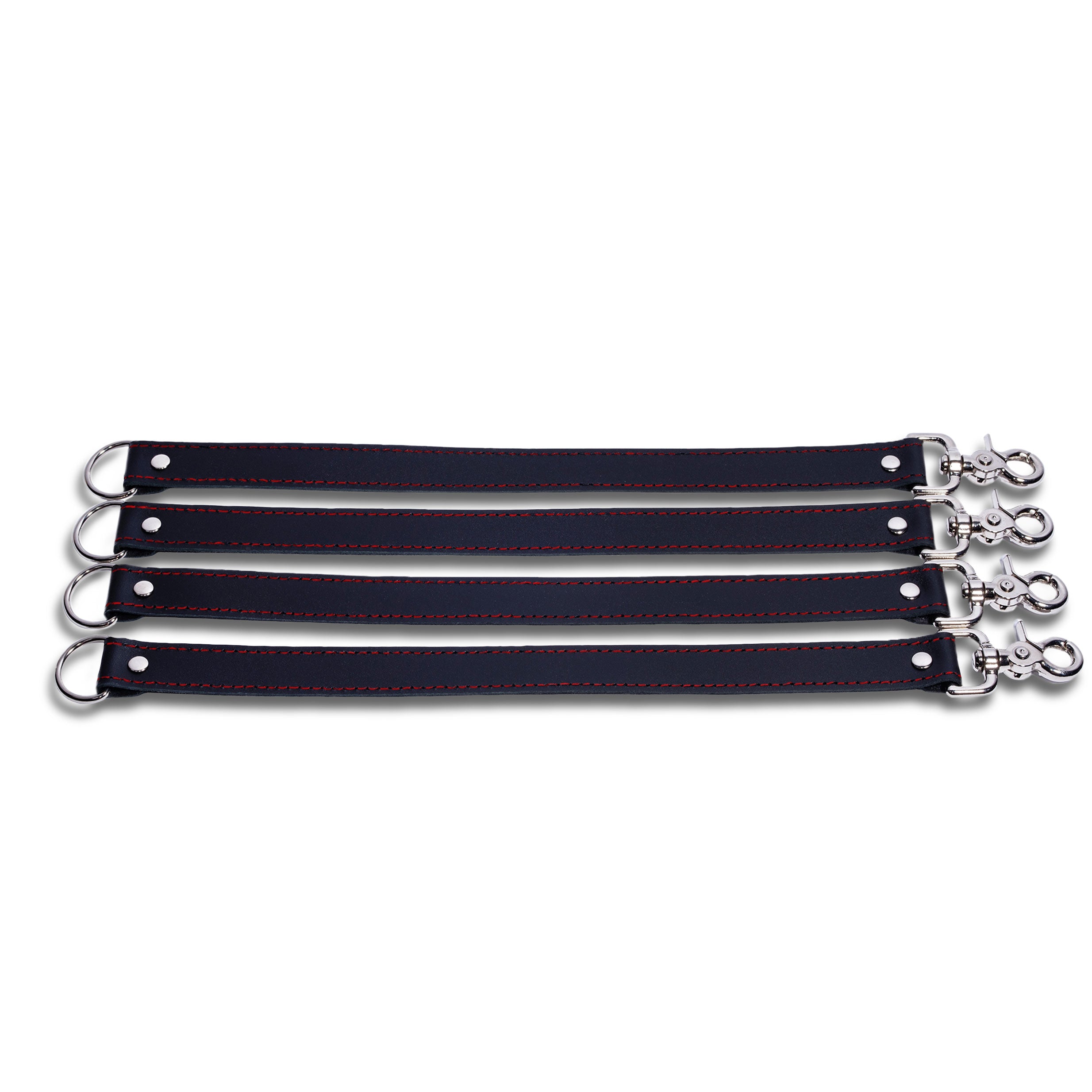 Luxury Black Leather BDSM Bed Tether
