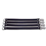 Luxury Black Leather BDSM Bed Tether