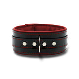 Roma Luxury Padded Vegan Leather Bondage Collar