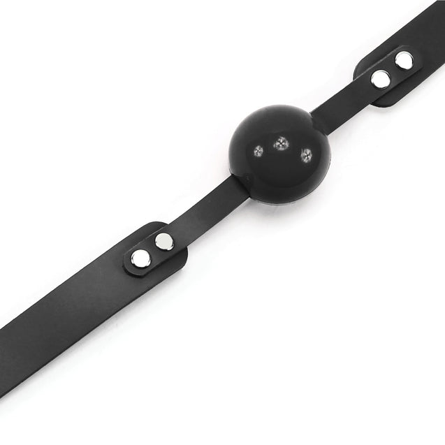 High-end medical grade silicone ball gag black