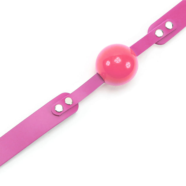 High-end medical grade silicone ball gag pink
