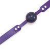 High-end medical grade silicone ball gag deep purple
