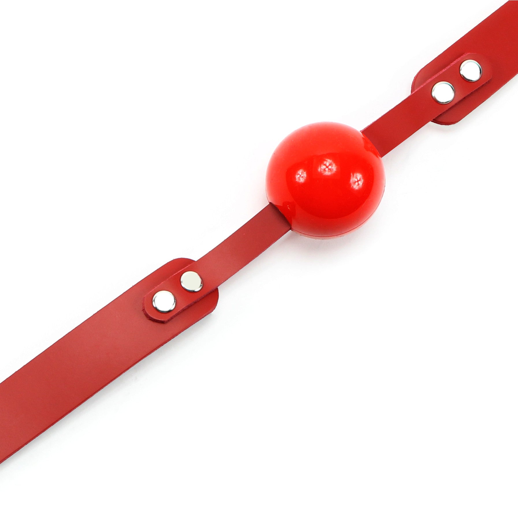 High-end medical grade silicone ball gag red