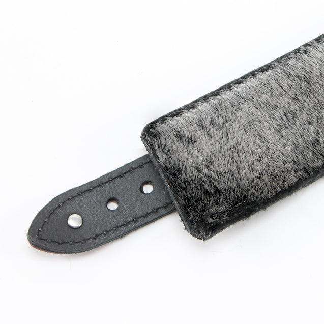 Berlin Leather BDSM Collar with Faux Fur Lining Detail