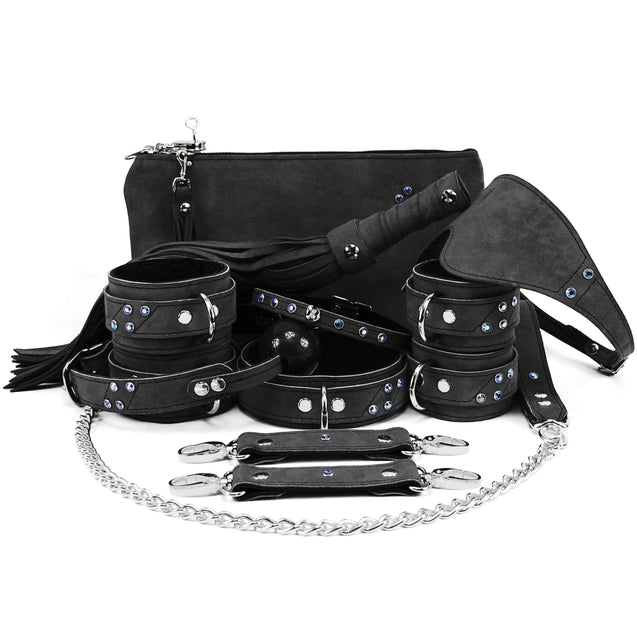 Luxury Black Suede Bondage Collection