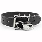 Alice Luxury Locking Leather Day Collar 1-Inch