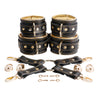 Theodora Luxury Kit Combination Wrist and Ankle Cuff Restraints with 4-way Hogtie